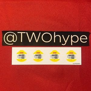 Supreme GR Smith Barcode Sticker Sheet (SS19)